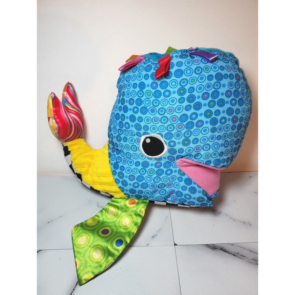 Lamaze Tomy Whale Hide and Seek Plush Infant Development Activity Multicolor